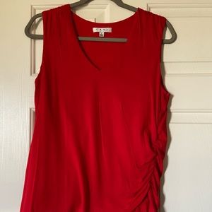 CAbi side ruched tank top
